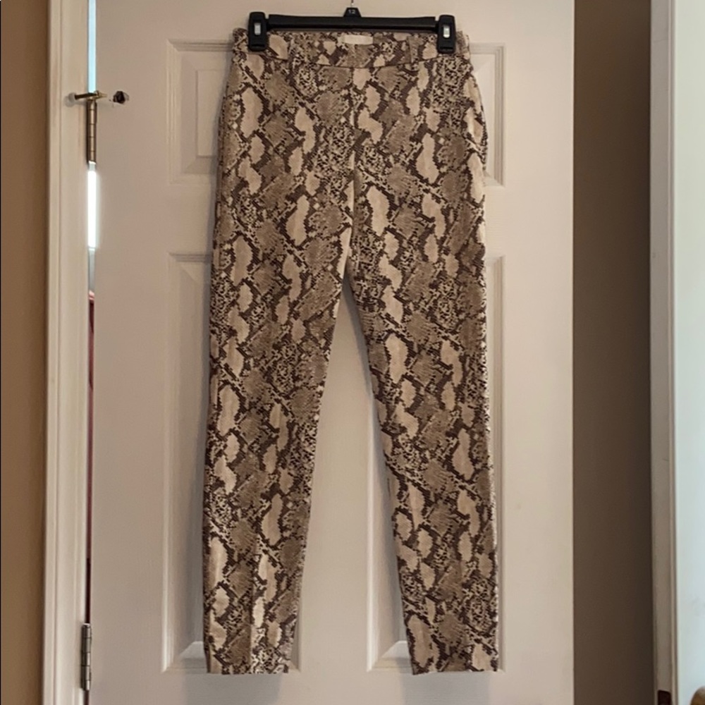 H&M Snakeskin Print Pants